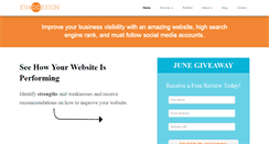 Desktop Screenshot of evaddesign.com