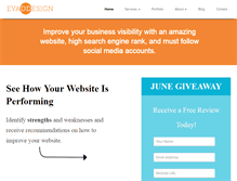 Tablet Screenshot of evaddesign.com